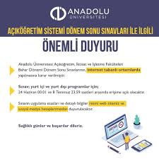Aöf'de dersler kitle iletişim araçları yoluyla işlenir. Aof On Twitter Anadolu Universitesi Acikogretim Fakultesi Resmi Olarak Bahar Donemi Final Sinavlarini Online Yapacaklarini Acikladi Sinavlar 24 Haziran 8 Temmuz Tarihleri Arasinda Yapilacak Https T Co Btvxixorni Https T Co Okzqncx1xc