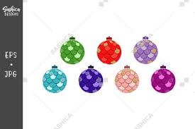 Download Christmas Balls Vector Graphic By Sashica Designs Creative Fabrica SVG Cut Files