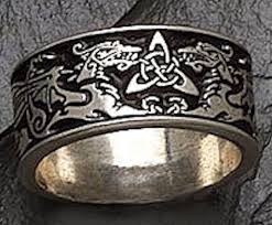 Celtic Dragon Wedding Ring Wide Handfasting Band Silver Protection Luck Pagan Dragon Wedding Celtic Wedding Rings Wiccan Jewelry
