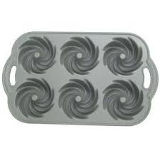 Nordic Ware 88002 Commercial Mini Heritage Bundtlette Cake Pan Nordic Ware Cake Pans Nordic Ware Bundt Pan