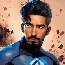 Dev Patel as Reed Richards (Mr. Fantastic) by 21XFOUR : r/marvelstudios