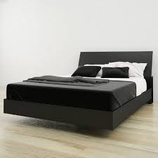 How to get nexera dixie twin size trundle bed 314003 at. Avenue Platform Bed And Headboard Queen Black Nexera Target