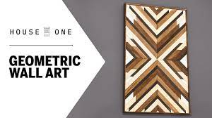 Beth at sawdust & embryos made this awesome geometric wall art and all the pieces came from one 1x8x8 board. How To Make Geometric Wood Wall Art House One Youtube