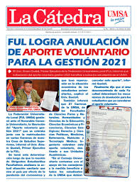 Manténgase informado de los últimos hechos en latinoamérica, europa, asia, áfrica y el resto del mundo con las noticias internacionales de noticias caracol. Noticias Universidad Mayor De San Andres