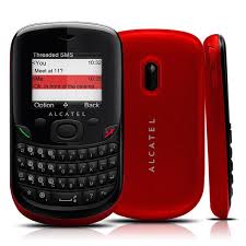 Celular Alcatel OT355 - Vermelho ...