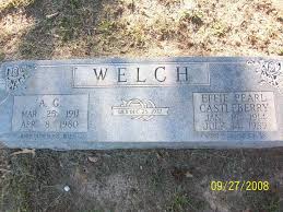 A. G. Welch (1911-1980)