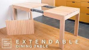 Redefine your dining experience with elegant modern circular dining table at alibaba.com. How To Make An Extendable Dining Table With Solid Maple Tiny Apartment Build Ep 8 Youtube