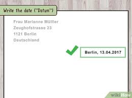 Check spelling or type a new query. How To Write A Letter In German Wikihow