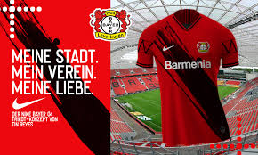The jersey is in bayer 04's customary black with red accents. Nike Bayer Leverkusen Concept