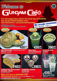 Gundam Guy Gundam Cafe Odaiba Specialty Menu Wanna Try It Cafe Odaiba Food
