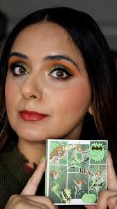 NEW Revolution x DC Poison Ivy Eyeshadow Palette Tutorial! #halloween2023  #halloweenmakeup #eyeshadowtutorial #newmakeup2023