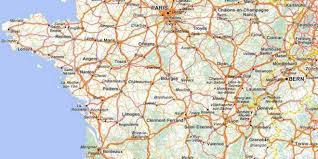 Grande carte de france routière. Carte Routiere Vacances Guide Voyage