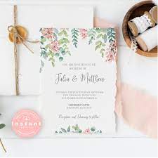Greenery Wedding Invitation Mint Printable Invite 100 Etsy In 2021 Wedding Invitations Wedding Invitations Diy Greenery Wedding Invitations
