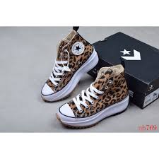 Jw anderson and converse have been doing collabs for a while now and i decided to pick up the black colorway! Jw Anderson X Converse Run Star Hike Classic Leopard Print Fashion Casual Board Shoes Shopee Malaysia