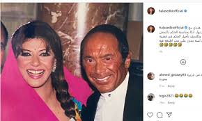 لغينا التصوير قبل كده بسبب مانجا هالة #سهرانينجزء من حلقة الفنانة الهام شاهين و هالة صدقي . Ø¹Ù„Ù‰ Ø§Ù„Ø·Ø±ÙŠÙ‚Ø© Ø§Ù„Ù‡Ù†Ø¯ÙŠØ© Ù‡Ø§Ù„Ø© ØµØ¯Ù‚ÙŠ ØªØ­ØªÙÙ„ Ø¨Ø­ÙƒÙ… Ø­Ø¨Ø³ Ø²ÙˆØ¬Ù‡Ø§