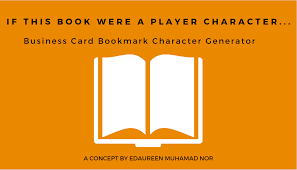Time is the most precious commodity. Business Card Bookmark Character Generator By Dvaleris