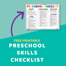 Organization, planning and decision making are important life skills that they can practice today. Kindergarten Readiness Checklist Teaching Mama