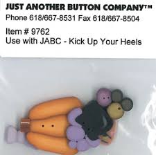 Just Another Button Company Kick Up Your Heels Buttons W Free Graph 9762 G