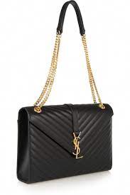 Saint Laurent large quilted shoulder bag #Designerhandbags | Women  handbags, Shoulder bag, Leather shoulder bag