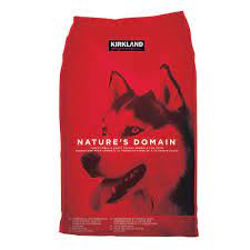 All of the kirkland dog food formulas are appropriate nutrition for dogs of all life stages and with various maintenance needs. Nature S Domain Turkey Meal Sweet Potato Dog Food Kirkland Signature 15 87 Kg Delivery Cornershop By Uber Canada
