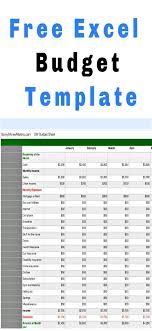 These monthly household budget worksheet pdf provides a simple template to allow you to both create a monthly household budget and track your monthly expenses. Free Excel Monthly Budget Template To Track Cash Flows