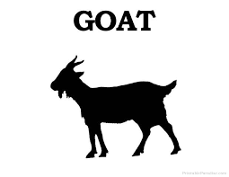 Baby Goat Clipart Black And White Printable Goat Silhouette Print Free Goat Silhouette Animal Silhouette Sheep Silhouette Goat Art