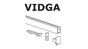 Ready To Install Vidga Single Track Rail From Ikea Check Out This Animation That Shows How To Assemble And Mount One Or T Curtain Rails Ikea Curtains Curtains