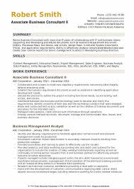Download our free resume template. Business Consultant Resume Samples Qwikresume