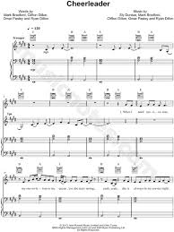 Omi Cheerleader Felix Jaehn Remix With C Trumpet Part Sheet Music In E Major Transposable Download Print Sheet Music Trumpet Parts C Trumpet