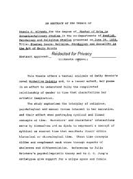 For the degree of master of this is to certify that the work contained in the thesis entitled finger gesture recognition in dynamic. Graduate Thesis Or Dissertation Eternal Years Religion Psychology And Sexuality In The Art Of Emily Bronte Id T722hf12v Scholarsarchive Osu