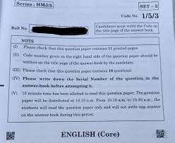 For question five i'm aware that they may ask for a speech, a letter, an article or even just an essay (i'm not sure if there are any more), and i know you get marks for setting. Cbse 12th English Question Paper 2020 Download Pdf Here