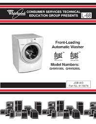 Manually unlock the door of your whirlpool washing machine. Whirlpool Ghw9100l Service Manual Pdf Download Manualslib