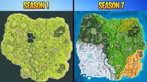 When does season 16 begin? Fortnite Map From Season 1 To Season 7 Youtube