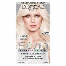The best blonde féria shade for your skin tone. L Oreal Paris Feria Absolute Platinum Advanced Lightening System Reviews Makeupalley