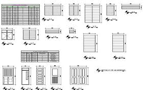 Door Plan And Section Detail Layout File Table Specification Detail Dimension Detail Single Door Detail Double Door Detail Et Door Plan Layout How To Plan