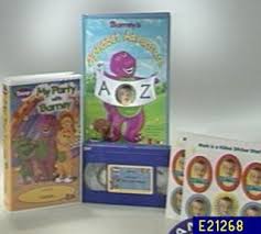 I am uploading this here is a custom lyrick studios barney safety 2000 vhs. My Party With Barney Personalized Video Gift Set On Popscreen