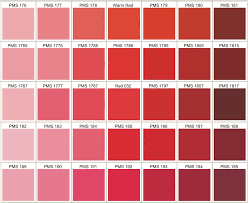 pantone red colour chart best picture of chart anyimage org