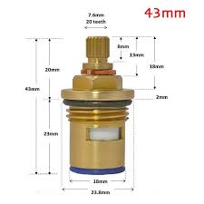 Tap Valve Cartridge Replacement Ceramic Quarter Turn gland ...