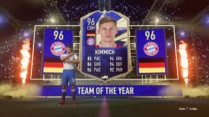 Fifa 21 recibe los jugadores seleccionados en el equipo de la semana 27 (totw 27). Kimmich Toty