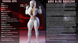 Jackerman on X: Yana Morozovas Character Bio: t.colrP4NmKMQE  X