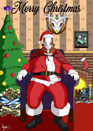 Since i've taken part in some… Christmas Fan Art Santa Vauban Fan Art Warframe Forums