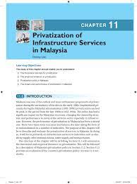 Privatization and renationalization in malaysia: Pdf Privatization Of Infrastructure Services In Malaysia