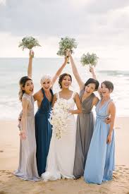 Francois And Karis Phuket Wedding Filled With White And Blue Flowers Beach Bridesmaid Dresses Phuket Wedding Thailand Wedding