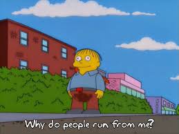 When You Ve Been Single For Literal Years Ralph Wiggum The Simpsons Funny Pictures