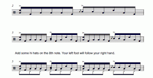 The Rosanna Shuffle Beat Notation Onlinedrummer Com