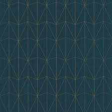 Papier peint vinyle green life joy vert bleu gris or. Papier Peint Bleu Or Leroy Merlin