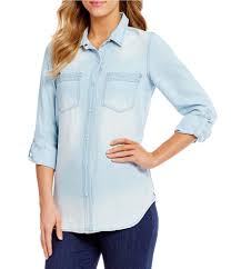 Light Blue Top Women S Tops Dillard S
