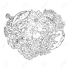 Check spelling or type a new query. Heart Made Of Plants Bouquet Of Flowers In The Shape Of A Heart Heart Of Flowers And Leaves Of Different Plants Vector Illustration Simple Hand Drawn Icon Royalty Free Cliparts Vectors And