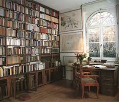 Study Home Office Maybe Not With The Books All The Way To The Ceiling Home Home Libraries Home Library