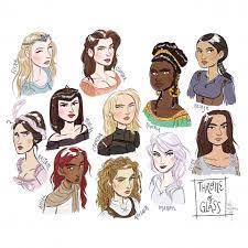 Thingsiphotoshopped Some Of The Female Characters From The Throneofglass Series By Sarah J Ma Throne Of Glass Books Throne Of Glass Fanart Throne Of Glass